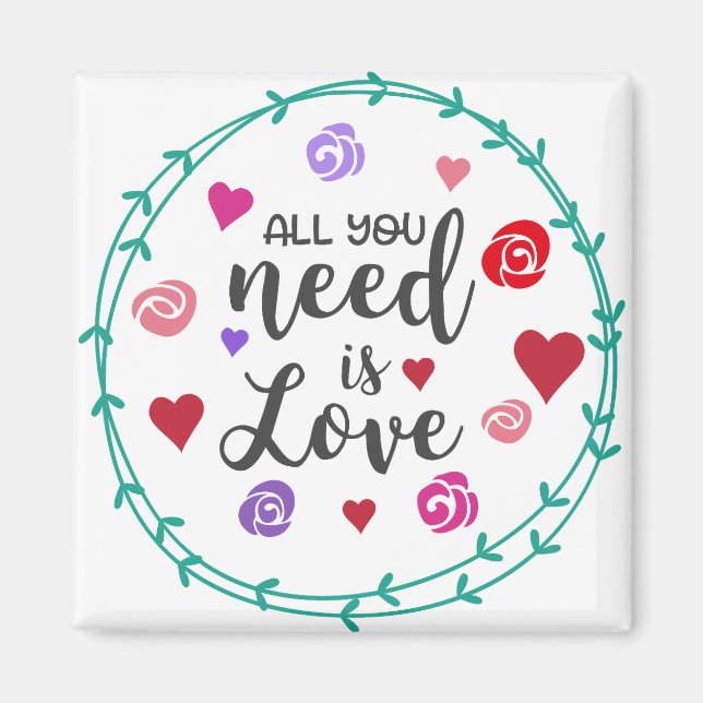 All you need is love magnet (Front)