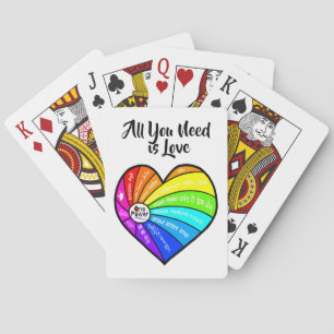 All You Need is Love Playing Cards