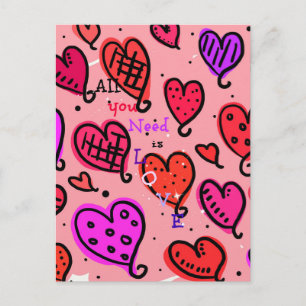All You Need is Love Postcard