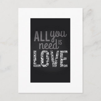 All You Need is Love... Postcard
