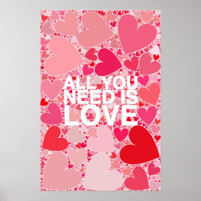 All You Need Is Love Poster (Front)