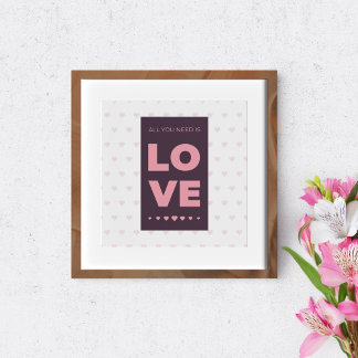 All you need is love poster