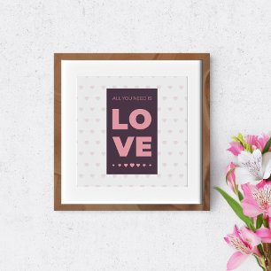 All you need is love  poster