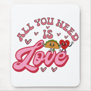 All you need is Love T-Shirt Mouse Mat