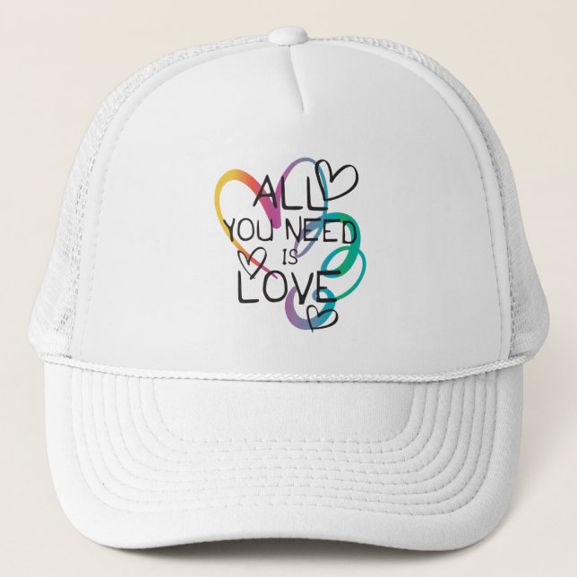 All You Need is Love Trucker Hat (Front)