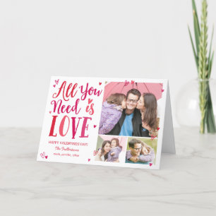All You Need Is Love Valentine's Day Photo Card