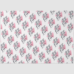 All You Need is Love with Hearts Tissue Paper