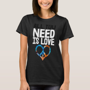 All You Need Is Love  Women Sunset Peace Love T-Shirt