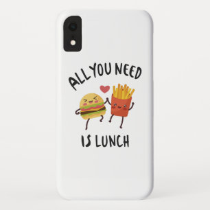 All you need is lunch iPhone XR case