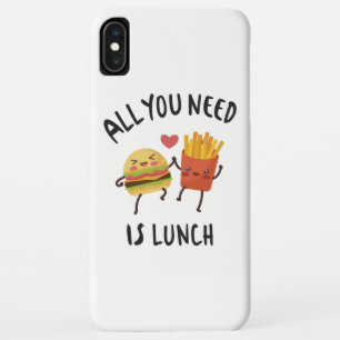 All you need is lunch iPhone XS max case