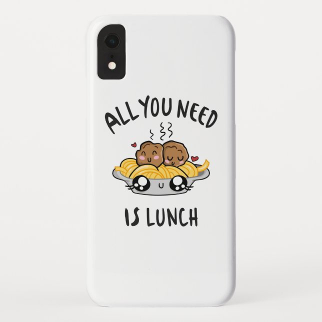 All you need is lunch Case-Mate iPhone case (Back)