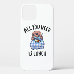 All you need is lunch iPhone 12 case