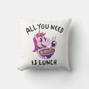 All you need is lunch cushion