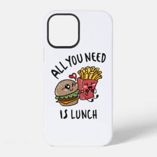 All you need is lunch iPhone 12 case