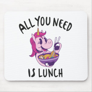 All you need is lunch mouse mat