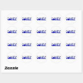 All you need is Wobble DUBSTEP BASS Classic Round Sticker (Sheet)