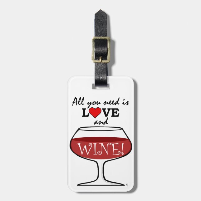 All You Need Luggage Tag (Front Vertical)