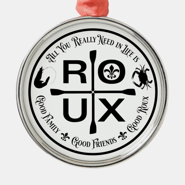 All You Really Need in Life is … ROUX Metal Tree Decoration (Front)