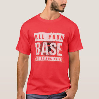 All Your Base Are Belong To Us Vintage Video Game T-Shirt