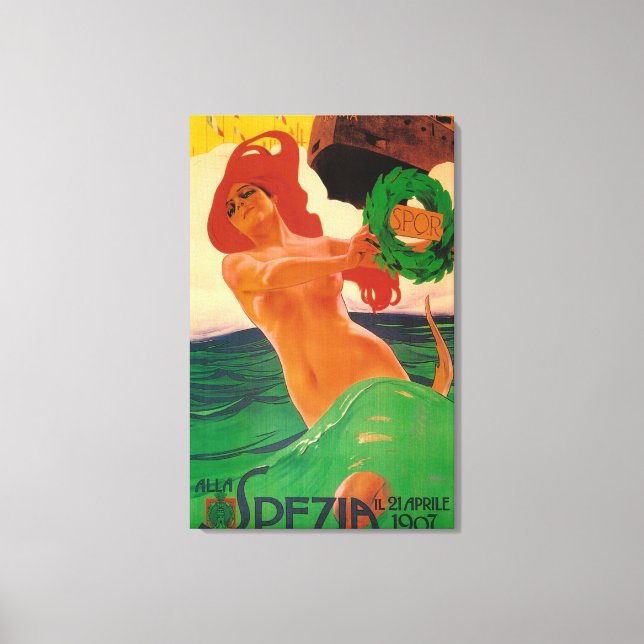 Alla Spezia Promotional Poster Canvas Print (Front)