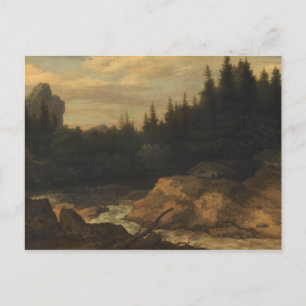 Allaert van Everdingen - The River in the Pine Postcard