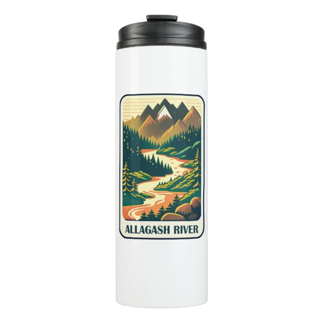 Allagash River Maine Colours Thermal Tumbler (Front)