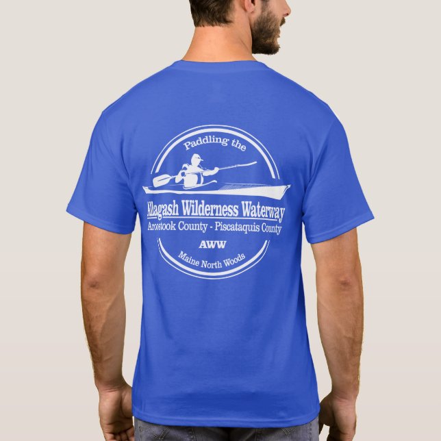 Allagash Wilderness Waterway (SK) T-Shirt (Back)