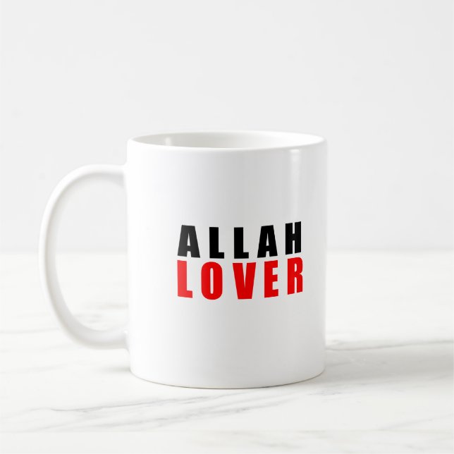 Allah lover coffee mug (Left)