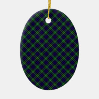 Allan Clan Tartan Designed Print Ceramic Tree Decoration