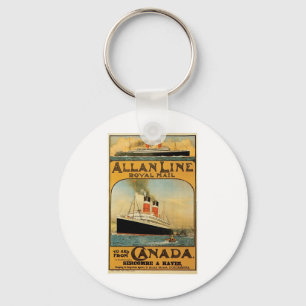 Allan Line Key Ring