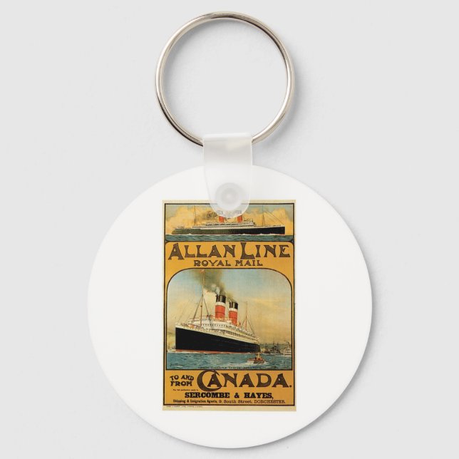 Allan Line Key Ring (Front)