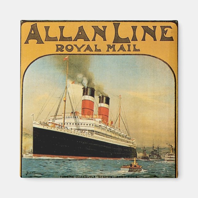 Allan Line Magnet (Front)