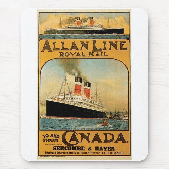 Allan Line Mouse Mat (Front)