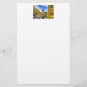 Allan Ramsey Statue And Edinburgh Castle Stationery
