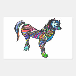 Allan Rectangular Sticker