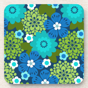 Allana Garden Hawaiian Graphical Floral - Cool Coaster