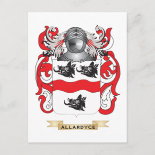 Allardyce Coat of Arms (Family Crest) Postcard