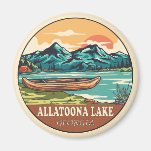 Allatoona Lake Georgia Boating Fishing Emblem Magnet