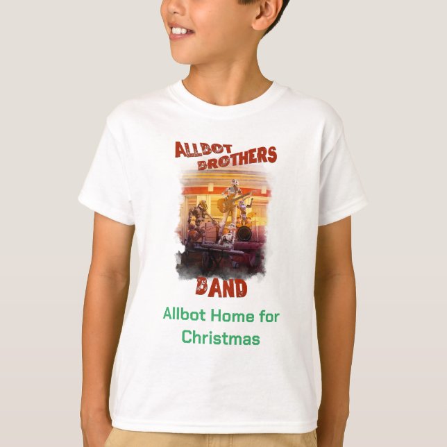 Allbot Brothers Band Christmas t-shirt (Front)