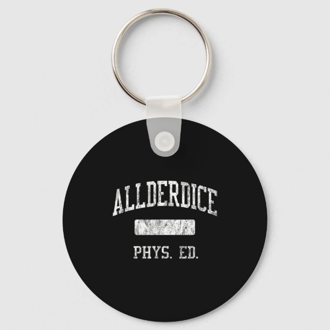 Allderdice High School Hs Ttsburgh Pa Phys Ed  Key Ring (Front)