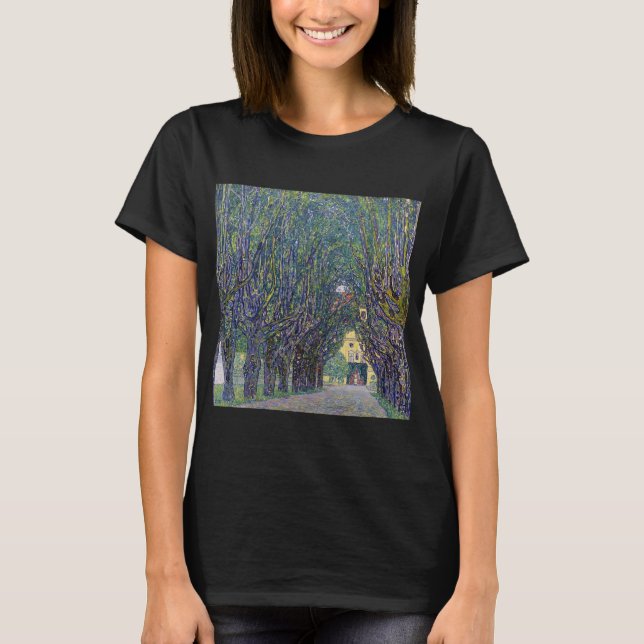 Allee at Schloss Kammer, Gustav Klimt T-Shirt (Front)