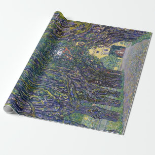 Allee at Schloss Kammer, Gustav Klimt Wrapping Paper