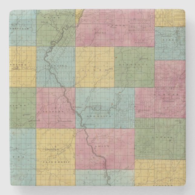 Allegany County Stone Coaster (Front)