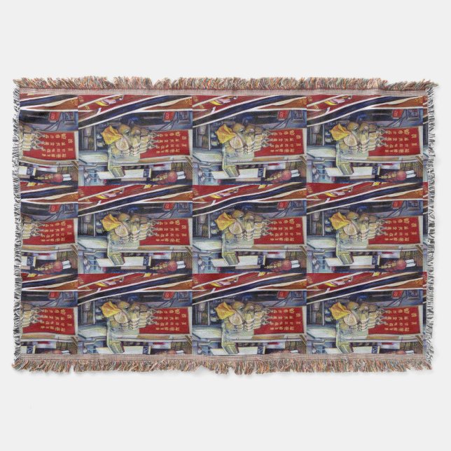 Allegedly Probabilistic, Singapore Throw Blanket (Front)