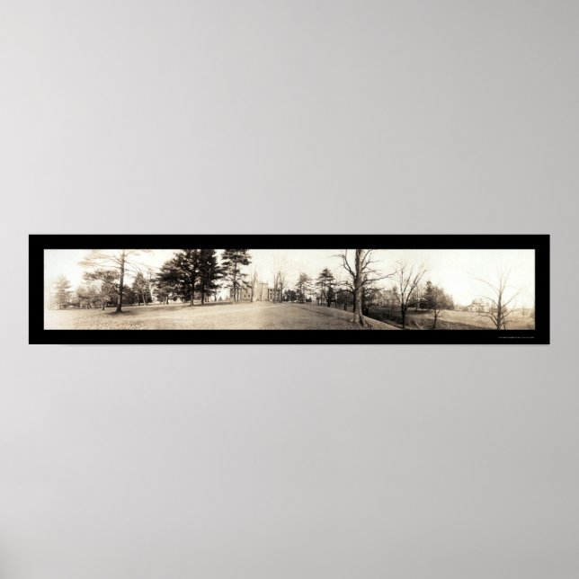 Allegheny College PA Photo 1909 Poster (Front)