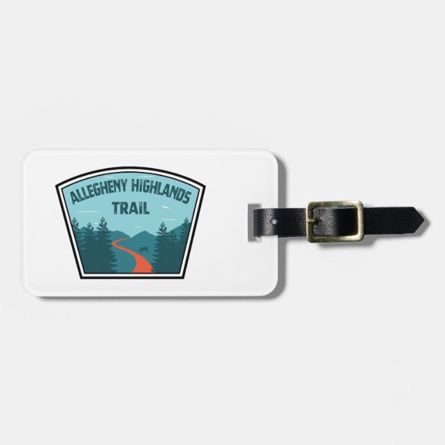 Allegheny Highlands Trail Luggage Tag (Front Horizontal)