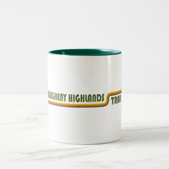 Allegheny Highlands Trail Two-Tone Coffee Mug (Center)