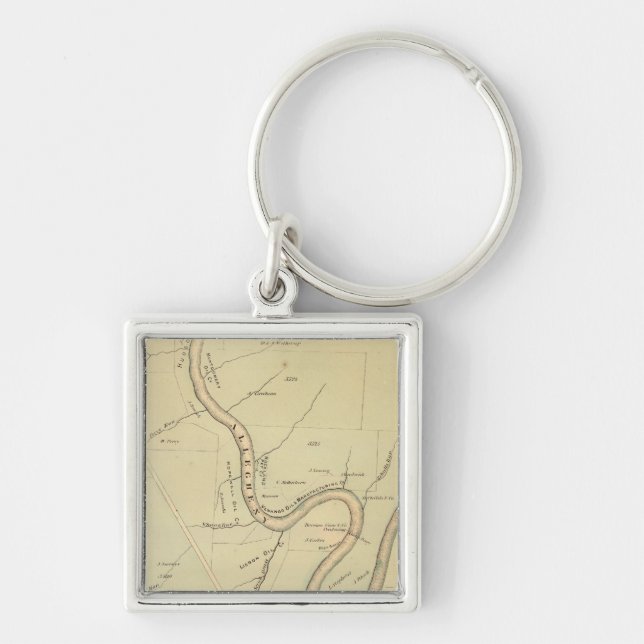 Allegheny River Key Ring (Front)