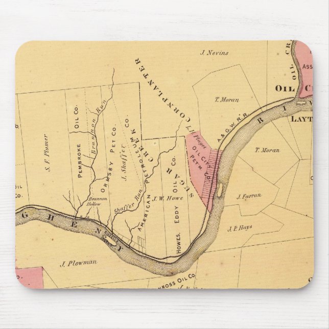 Allegheny River, PA Mouse Mat (Front)