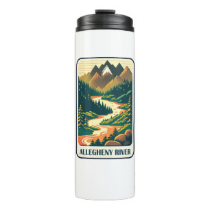 Allegheny River Pennsylvania Colours Thermal Tumbler